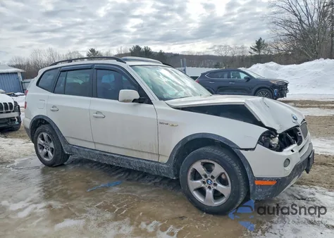 2007 BMW X3 3.0Si z USA, uszkodzony, nr VIN WBXPC93477WF25353